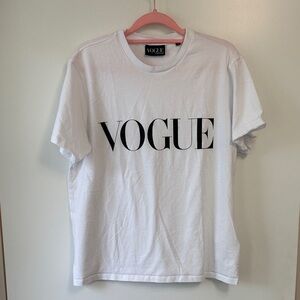 Vogue organic cotton white T shirt
